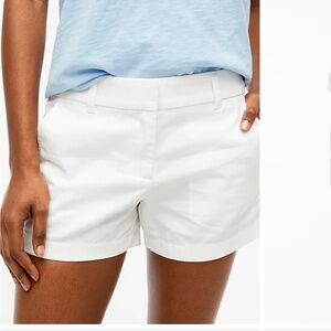 J.Crew Factory 3.5" Classic Chino Shorts - Size 0 - White